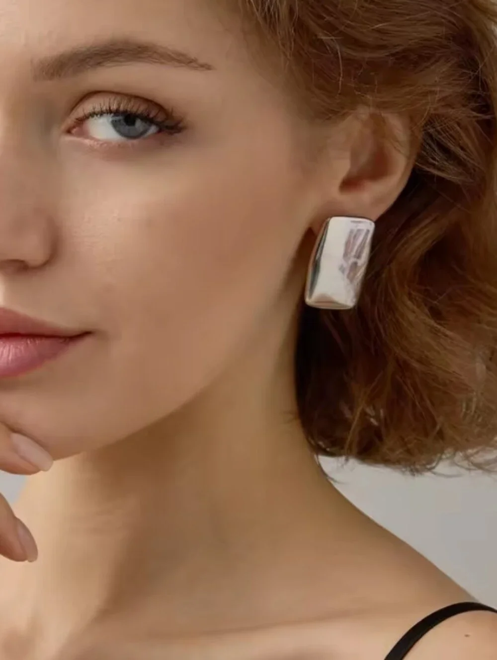 Silver Vintage Chunky Earrings